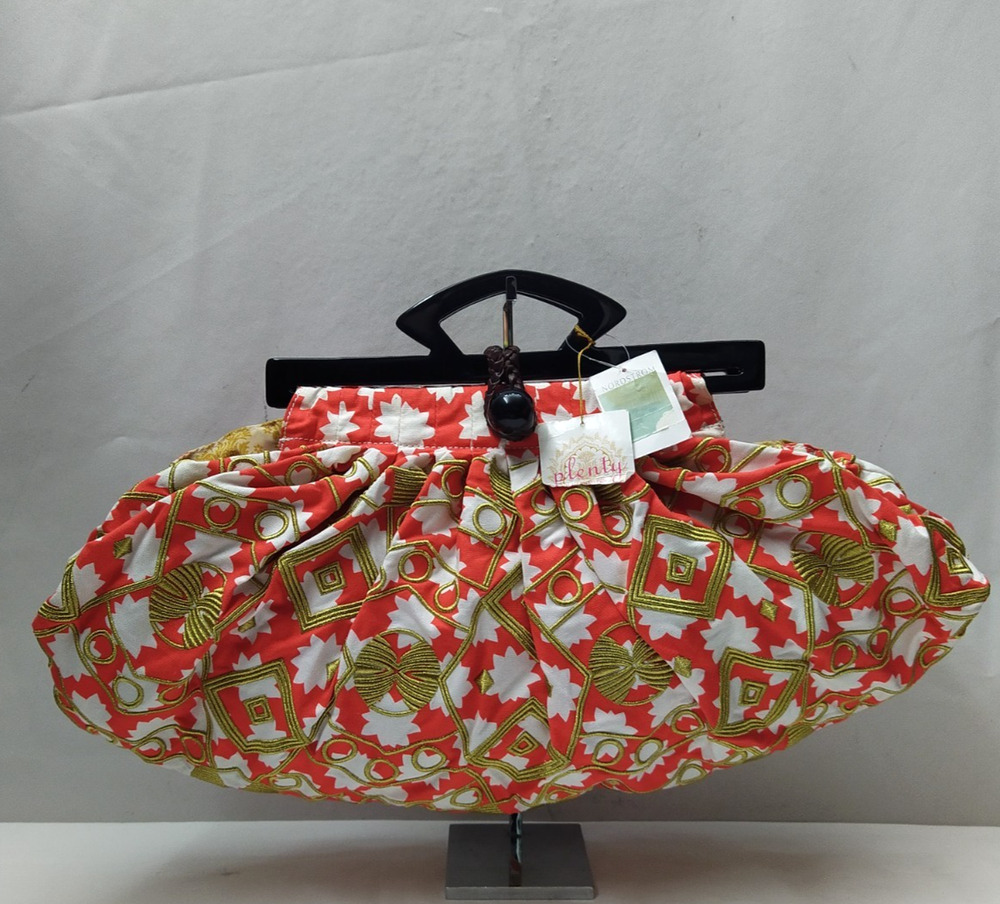 Plenty by Tracy Reese Multicolor Canvas Large Handbag - Evening Clutch -$235